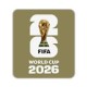 2026 FIFA World Cup Gold-Aufnäher – Helle Trikotversion  + €6,00 